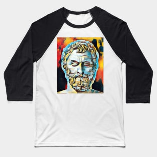 Thales of Miletus Abstract Portrait | Thales of Miletus Artwork 2 Baseball T-Shirt